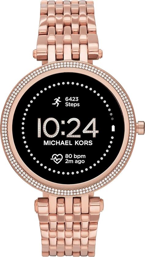 michael kors darci stainless steel ladies watch|Michael Kors smartwatch gen 5.